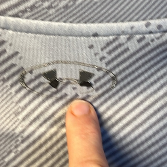 Under Armour Mens HeatGear Shirt Mens Large Loose Fit Gray Logo Short Sleeve Lg‎ - Picture 7 of 8